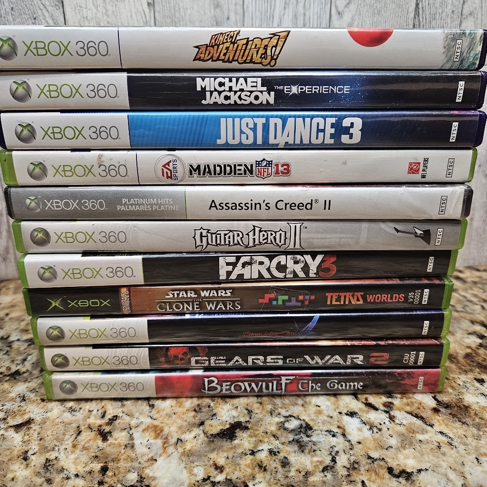 $10/Each OR 3 for $21 Xbox 360 Games *ADD TO BUNDLE AND LMK WHICH GAMES*